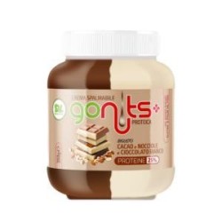 Crema spalmabile Cacao e nocciole e Cioccolato bianco 350gr