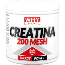 Integratore alimentare di creatina monoidrato micronizzata 200 mesh.